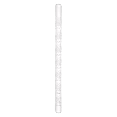 Acrylic Embossed Rolling Pin 16cm x 1cm, Flower Pattern - Transparent