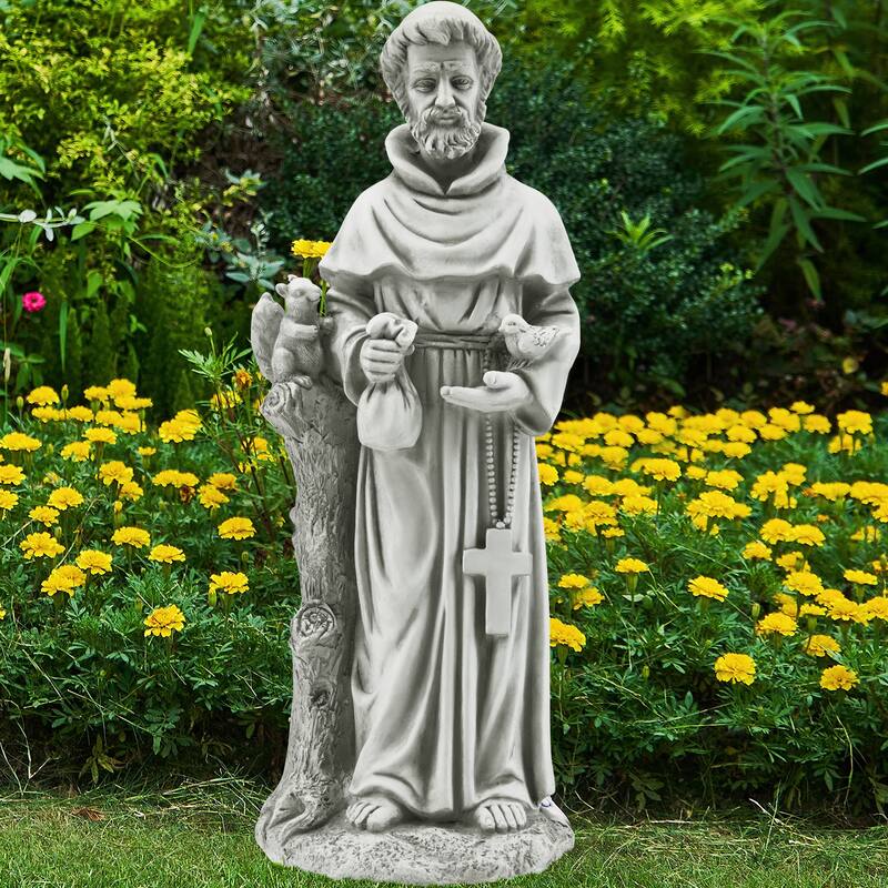 Outdoor Religious Sculpture, Garden Decor, Waterproof Sculpture, Suitable for Courtyard, Front porch, Patio