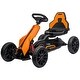 preview thumbnail 2 of 9, 12V Electric Go Kart for Kids with Adjustable Speed, Orange