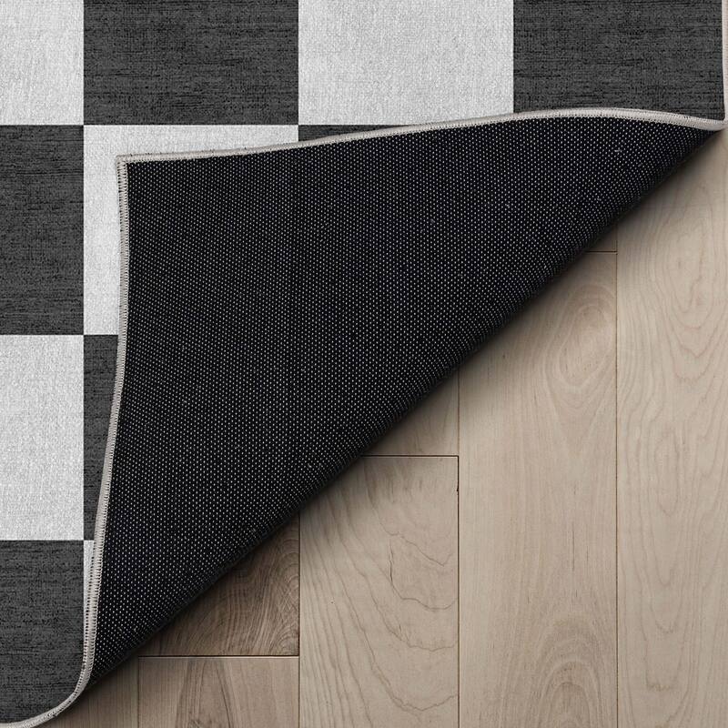 Well Woven Apollo Square Modern Geometric Flat-Weave Area Rug