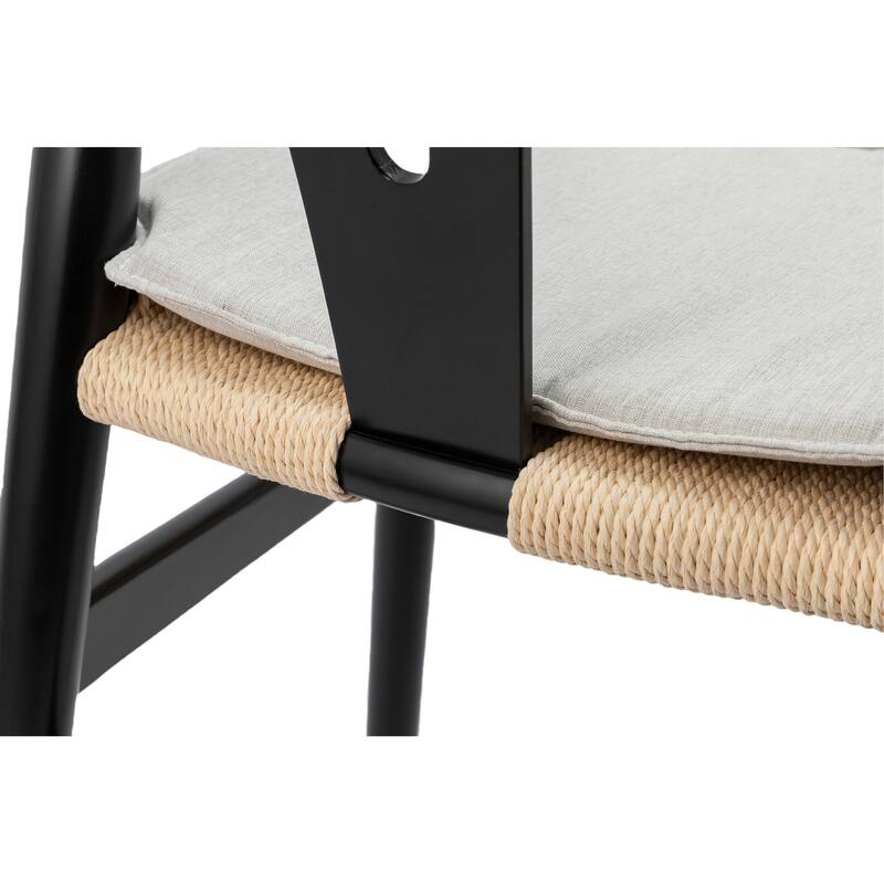 Soild Wood Weave Dining Chair Set of 2