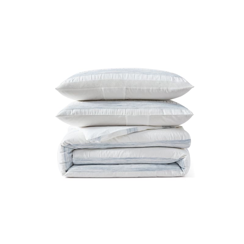 DKNY Waffle Stripe Duvet Set