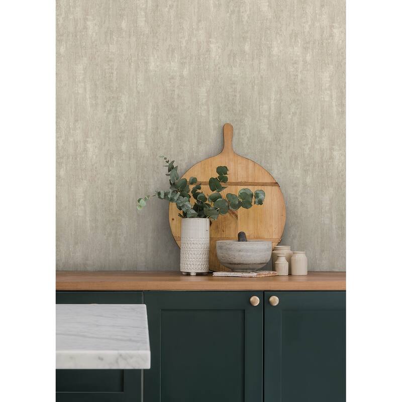 Advantage Soapstone Dove Distressed Wallpaper
