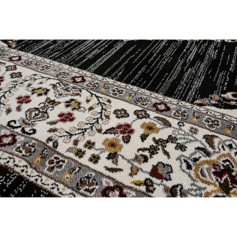 Master Collection Medallion Transitional Area Rug