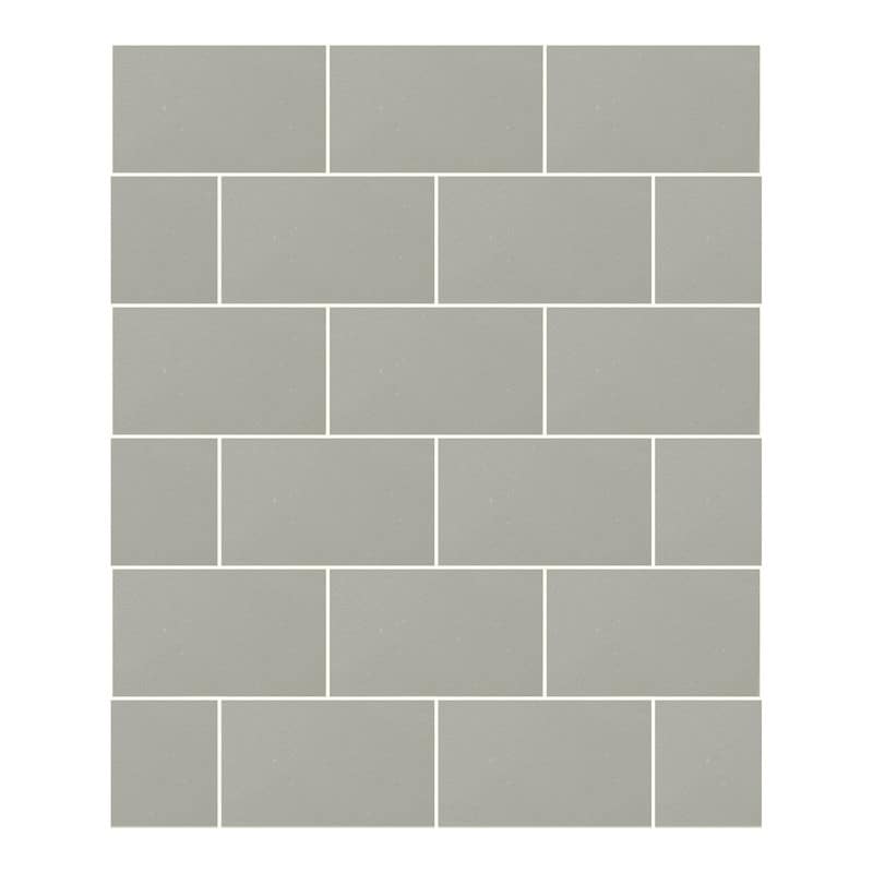 Advantage Neale Light Grey Subway Tile Wallpaper - 20.5 x 396 x 0.025