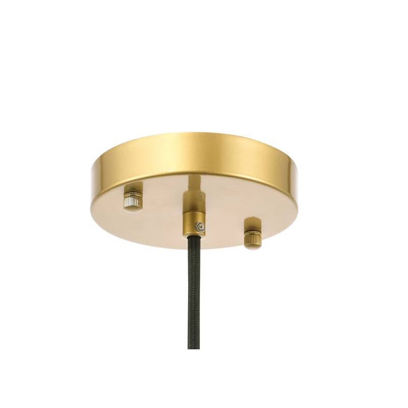 Caressa 8.5-Inch 1-Light Clear Seeded Glass