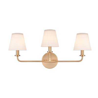 Minerva 24'' Wide 3-Light Vanity Light