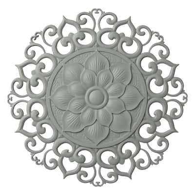 48 1/4"OD x 1 1/8"P Melissa Ceiling Medallion - 48 1/4"OD x 1 1/8"P
