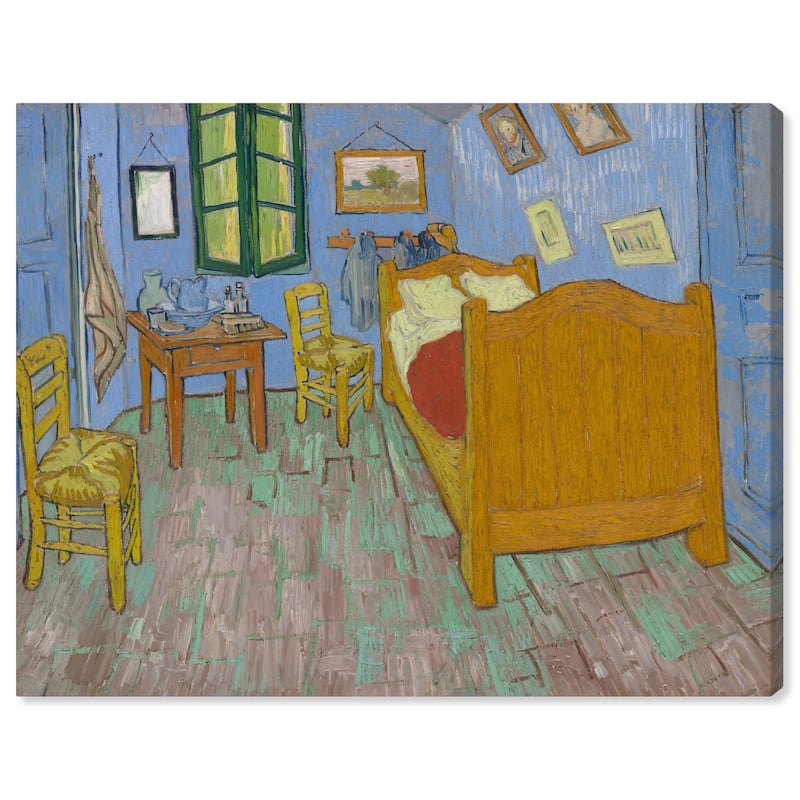 The Bedroom Canvas by Art Remedy, Gallery Wrapped - 36" x 30"