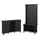 preview thumbnail 18 of 20, Salinas Entryway Storage Set with Hall Tree, Shoe Bench and Cabinet