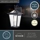 preview thumbnail 11 of 9, Vaxcel Lighting T0716 Derby 15" Tall Wall Sconce with Lantern Shade