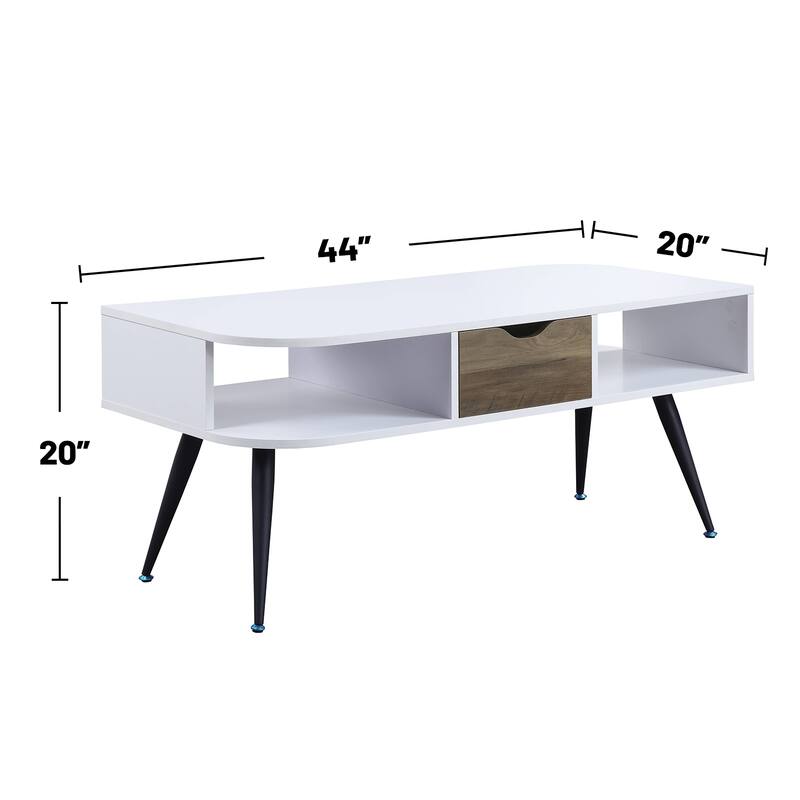 Rectangular Coffee Table With 1 Storage Drawer