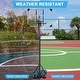 preview thumbnail 6 of 5, 5.4ft-7ft Adjustable Height Portable Basketball Hoop Stand with Wheels