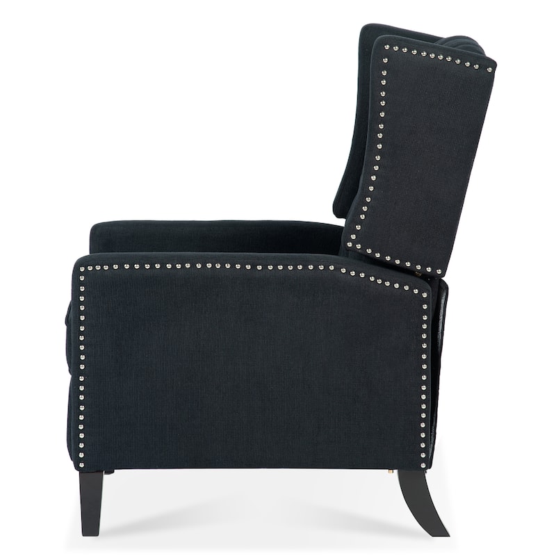 Christopher Knight Home Upholstered Wing Back Push Recliner Chair