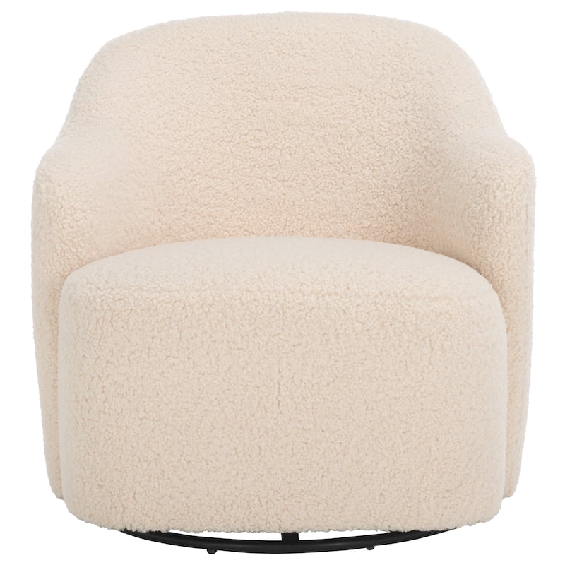 SAFAVIEH Theoden Swivel Accent Chair (Fully Assembled) - 28"W x 32"D x 31"H
