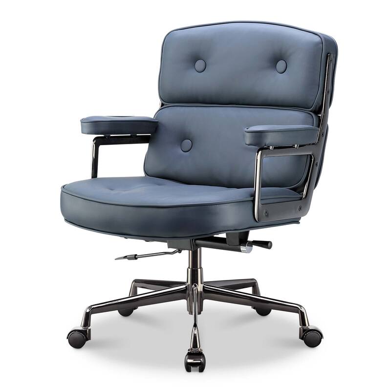 Lobby Chair with Lumbar Support Ergonomic Mid-Back Executive Chair
