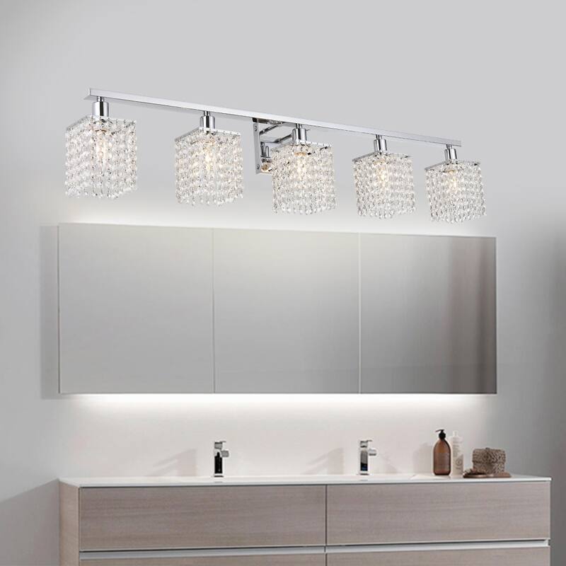 Modern Bathroom Lights with Crystal Shape