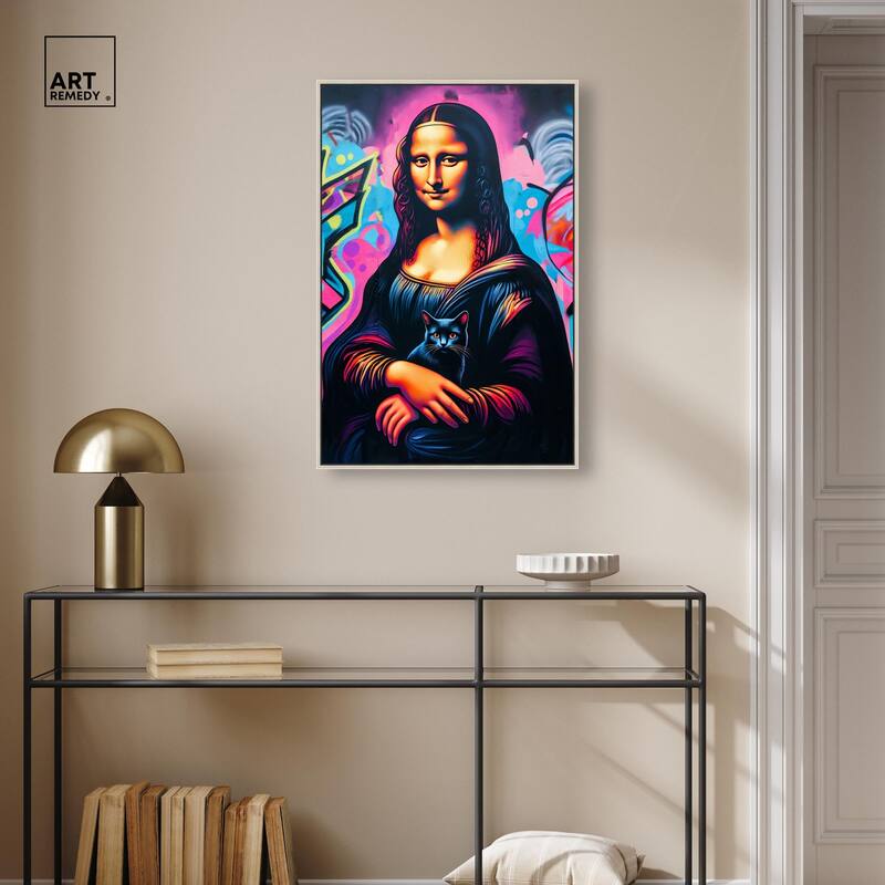 Lisa's Little Secret II Canvas by Art Remedy