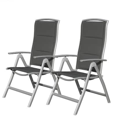 Patio Folding Chairs Set of 2