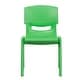 preview thumbnail 11 of 33, 4 Pack Plastic Stack School Chair with 15.5"H Seat, 3rd-7th School Chair