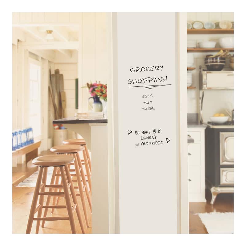 NuWallpaper Dry Erase Peel & Stick Wallpaper - 216in x 20.5in x 0.025in