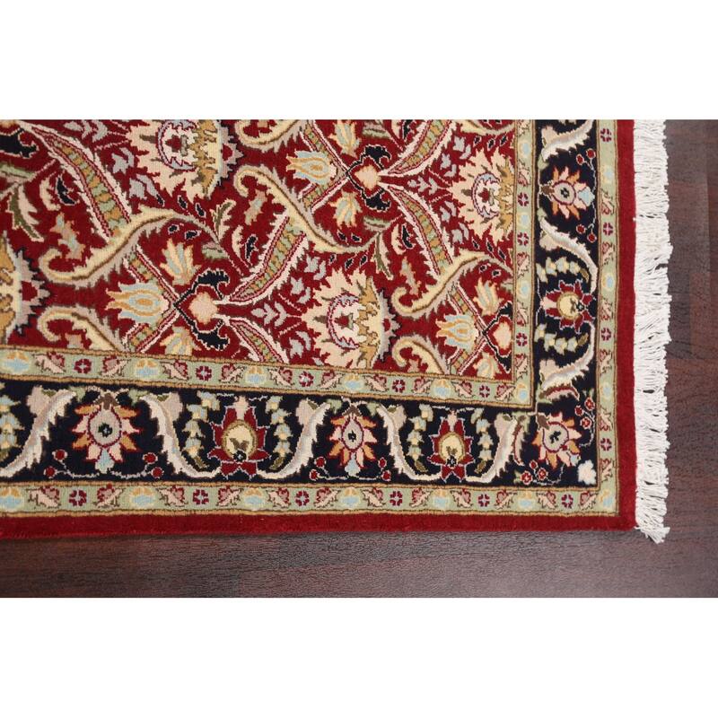 Vegetable Dye Floral Aubusson Chinese Oriental Wool Area Rug Handmade - 3'11" x 6'0"
