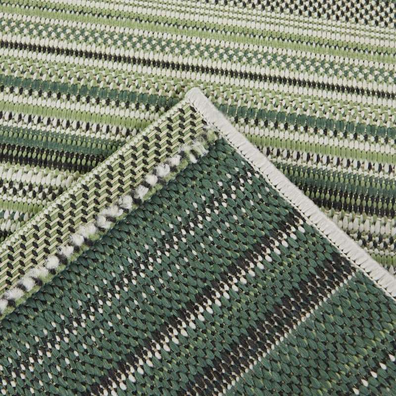 Huxley Striped Patio Indoor/Outdoor Area Rug