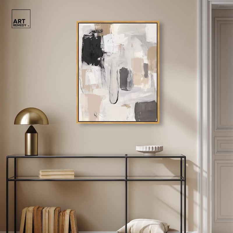 Beauty of Beige I Canvas by Art Remedy