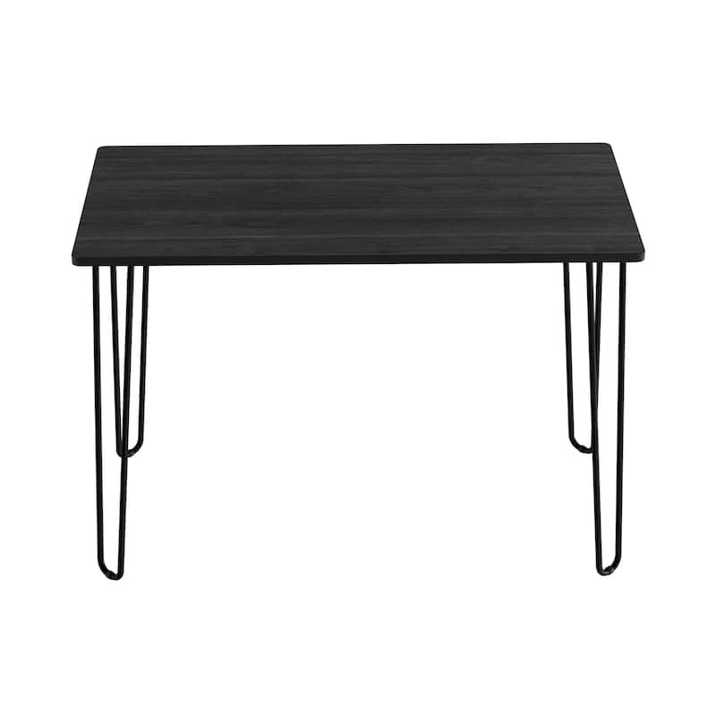 Lavish Home Modern Desk with Hairpin Legs