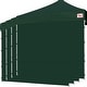 preview thumbnail 17 of 16, Tradesparker 10x10/10x20 Canopy Sidewall Kit 3 Walls+1 Doorwall Fits Pop Up Tents Forest Green - 10x10ft
