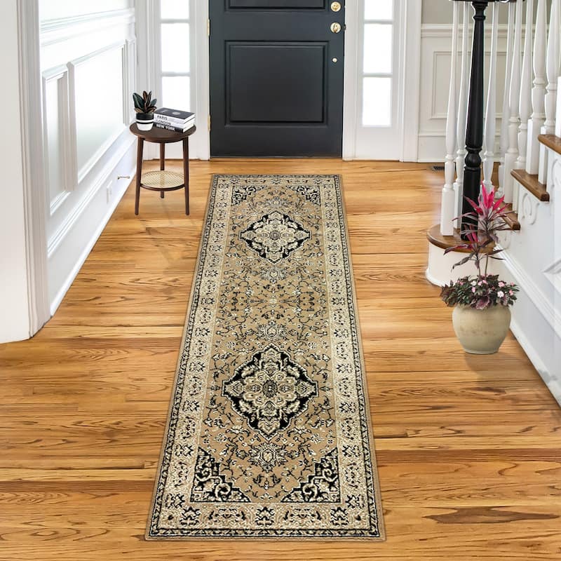 Superior Glendale Floral Medallion Indoor Area Rug