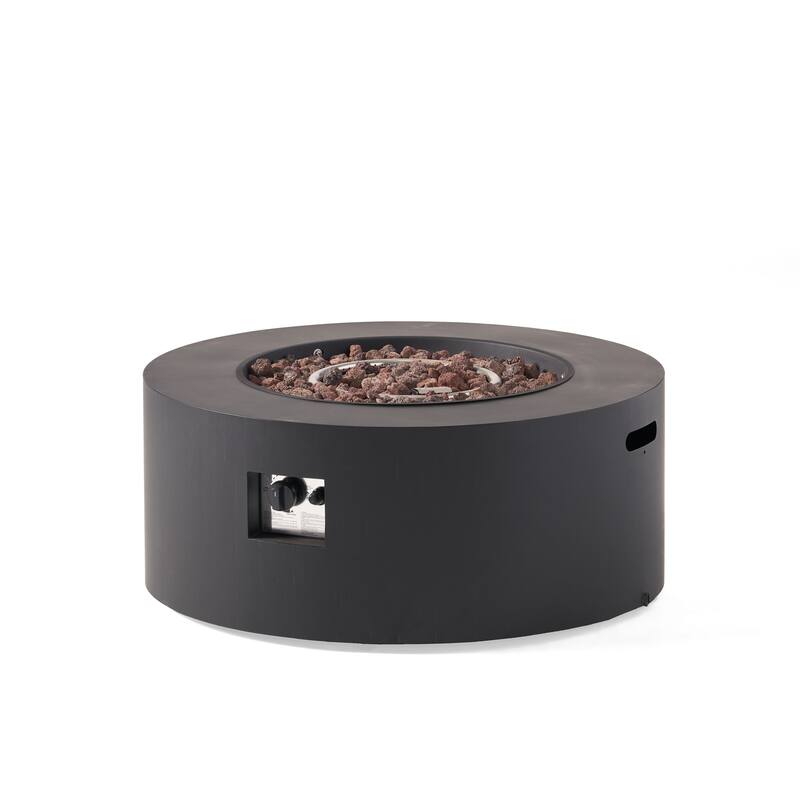 Wellington Outdoor 40,000 BTU Circular Fire Pit (No Tank Holder) by Christopher Knight Home
