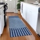 preview thumbnail 103 of 132, Premium Washable Super Soft Modern Zen Mayfield Rug Navy - 2'3" x 7'6"