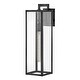 preview thumbnail 1 of 1, Hinkley Max Collection One Light 5W Med. LED Outdoor Large Wall Mount Lantern, Black