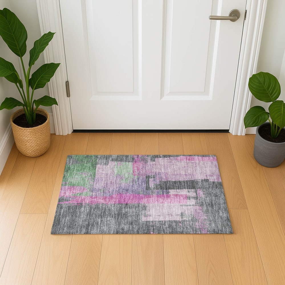 Premium Washable Super Soft Abstract Contemporary Mayfield Rug