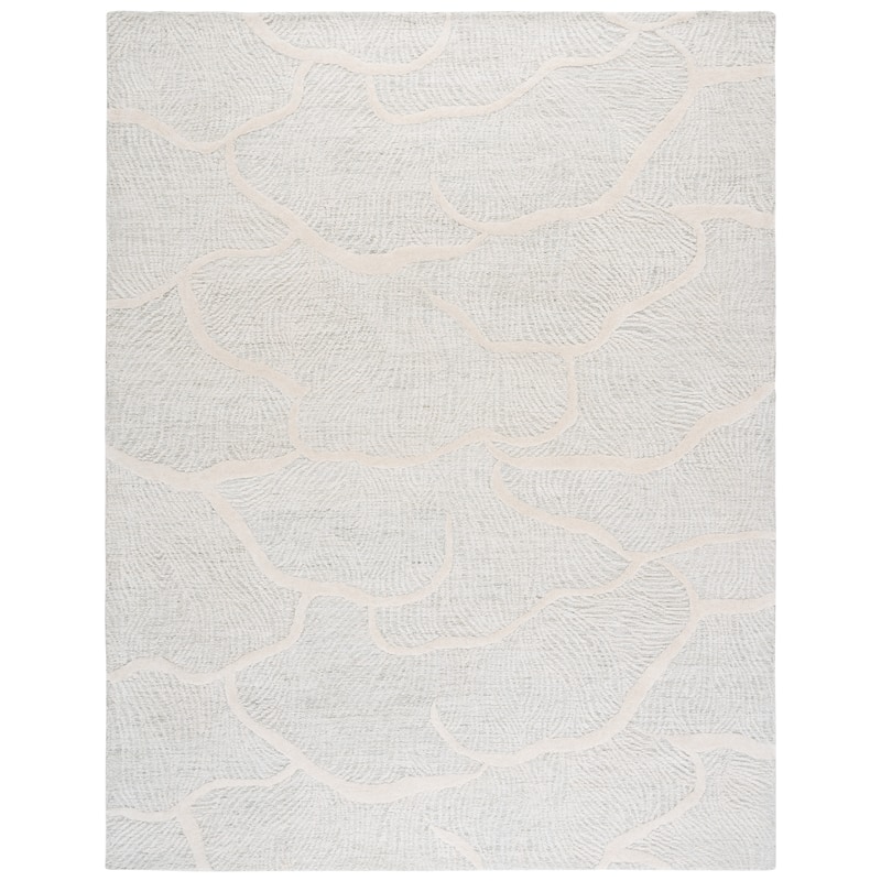 SAFAVIEH Handmade Pine Sucheta Contemporary Wool Rug - 8' x 10' - Sage Green/Ivory