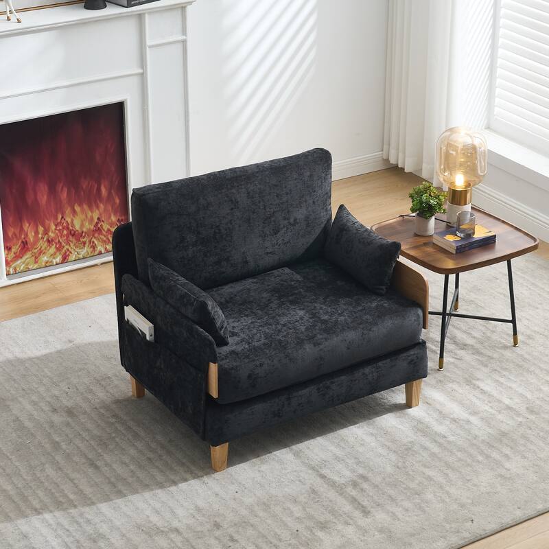 Versatile Convertible Sofa Bed with Extra Pillows for Compact Spaces