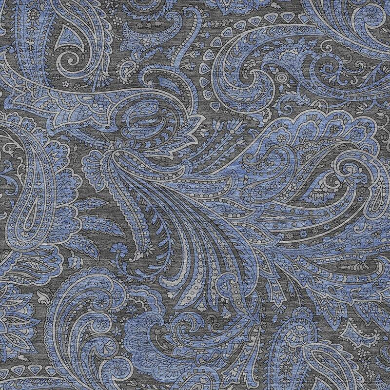 HomeRoots Paisley Transitional Rectangle Outdoor Rug