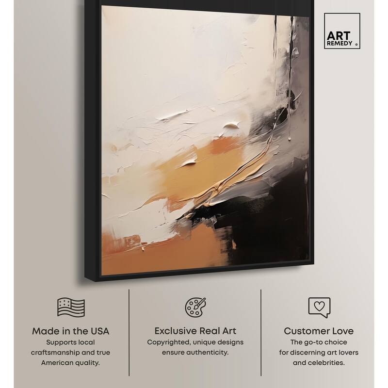 Baked Clay I Canvas by Art Remedy