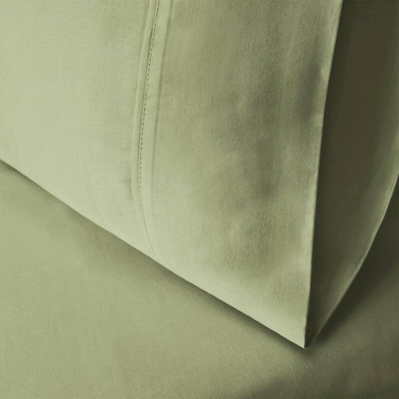 Superior 600 Thread Count Cotton Blend Pillowcase Set of 2