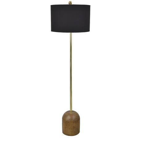 Andrea 61.5" H Metal & Resin Floor Lamp - 17 x 17 x 61.5