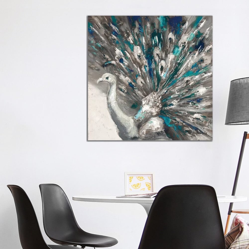 iCanvas 'Proud Peacock II' by Julianne Marcoux Canvas Print Wall Art