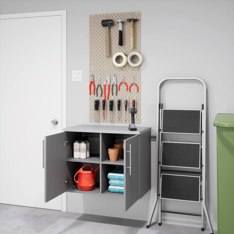 Prepac HangUps 2-Door Base Storage Cabinet - 30" W x 24" H x 16" D