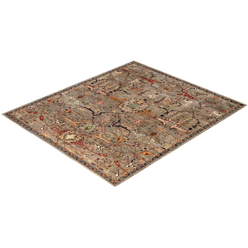 Serapi One-of-a-Kind Hand-Knotted Area Rug - Brown - 8' 3" x 9' 9"