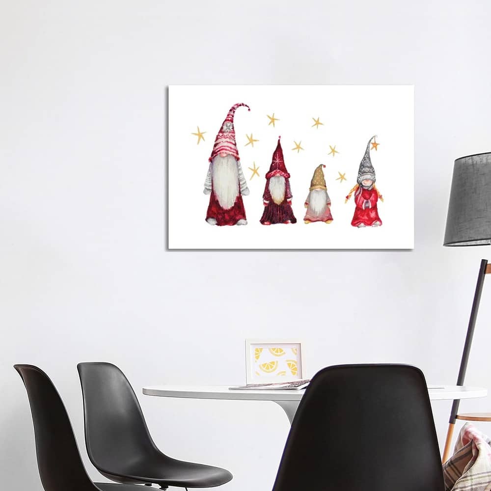iCanvas "Gnome Family" by Janice Gaynor Canvas Print
