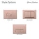 preview thumbnail 7 of 27, Swiss Madison Wall Mount Toilet Actuator Flush Push button Plate