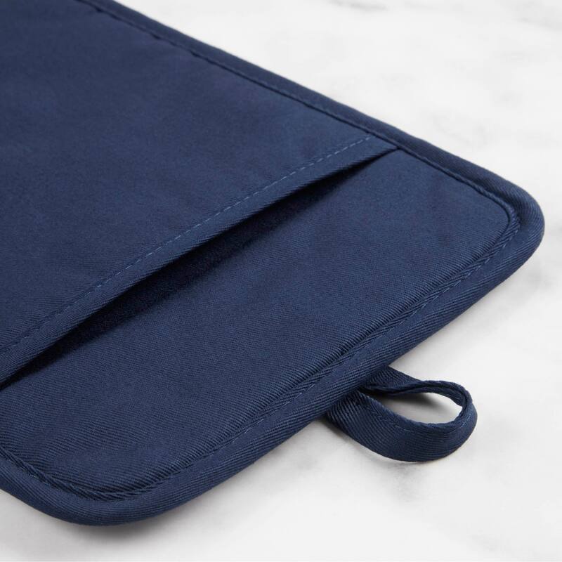 KitchenAid Ribbed Soft Silicone Pot Holder 2-Pack Set, 7"x9"