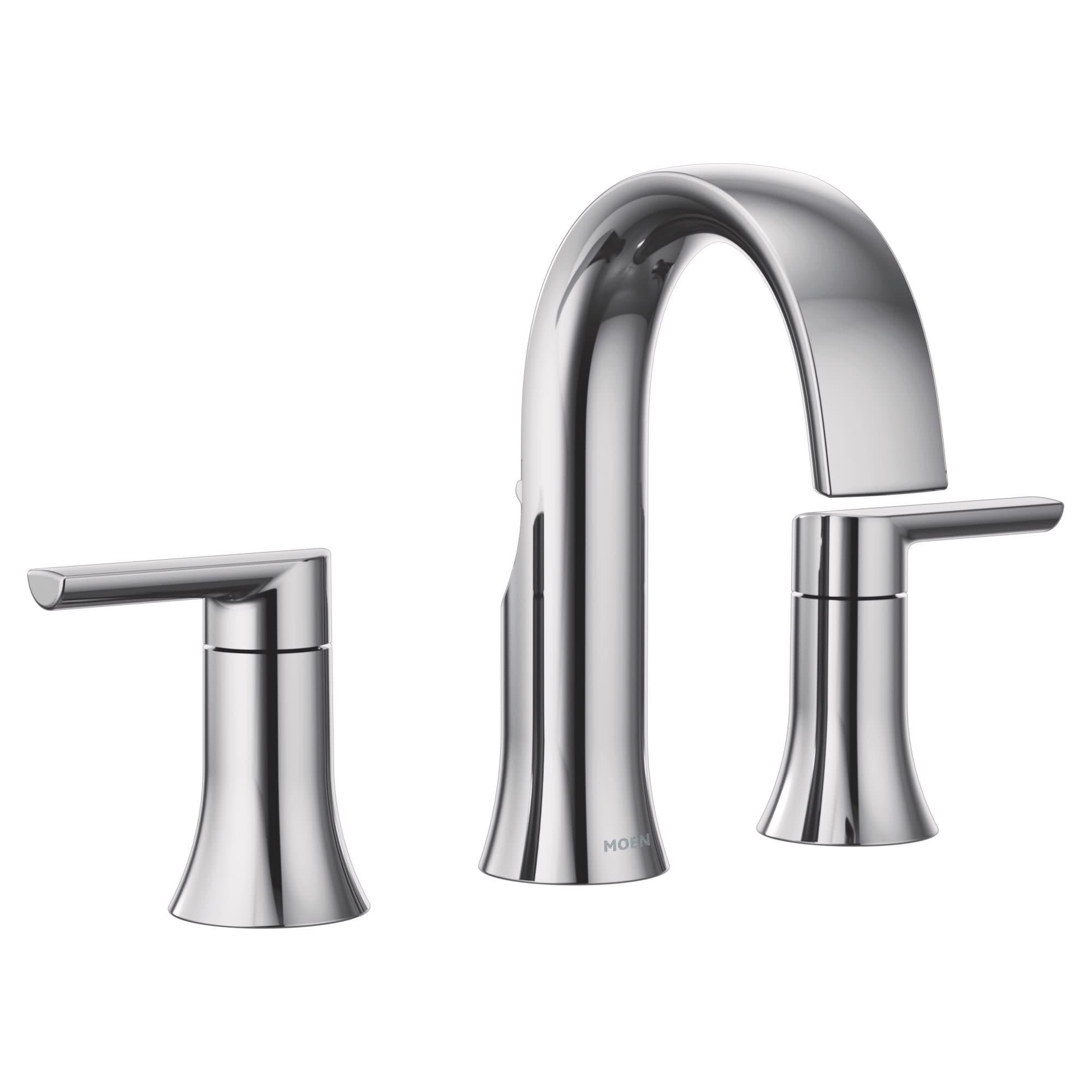 Moen TVS6925 Doux 1.2 GPM Widespread Bathroom Faucet with Pop-Up Drain