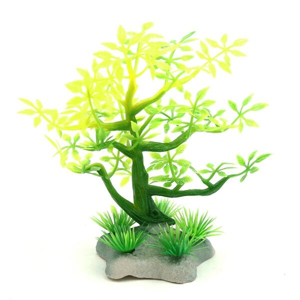 Shop Plastic Mini Lifelike Tree Aquarium Betta Tank Fishbowl