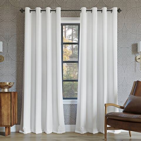 Sun Zero Oslo Total Blackout Grommet Curtain Panel, Single Panel